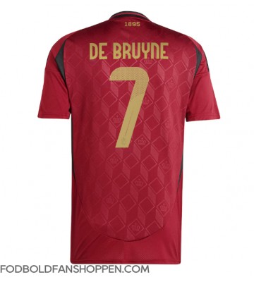 Belgien Kevin De Bruyne #7 Hjemmebanetrøje EM 2024 Kortærmet